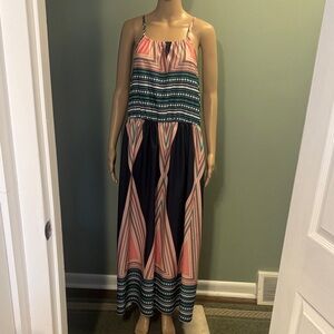 SHEIN Multicolor Striped Maxi Dress